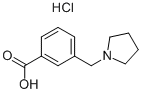 3-(PYRROLIDIN-1-YLMETHYL)BENZOIC ACID HYDROCHLORIDE CAS#: 887922-93-2