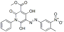 3-Pyridinecarboxylic  acid,  1,2-dihydro-4,6-dihydroxy-5-[(4-methyl-3-nitrophenyl)azo]-2-oxo-1-phenyl-,  methyl  ester  (9CI) CAS#: 888320-73-8