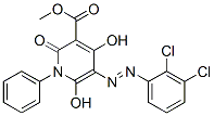 3-Pyridinecarboxylic  acid,  5-[(2,3-dichlorophenyl)azo]-1,2-dihydro-4,6-dihydroxy-2-oxo-1-phenyl-,  methyl  ester  (9CI) CAS#: 888320-77-2