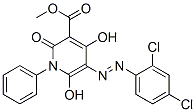 3-Pyridinecarboxylic  acid,  5-[(2,4-dichlorophenyl)azo]-1,2-dihydro-4,6-dihydroxy-2-oxo-1-phenyl-,  methyl  ester  (9CI) CAS#: 888320-76-1