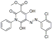 3-Pyridinecarboxylic  acid,  5-[(2,5-dichlorophenyl)azo]-1,2-dihydro-4,6-dihydroxy-2-oxo-1-phenyl-,  methyl  ester  (9CI) CAS#: 888320-74-9