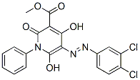 3-Pyridinecarboxylic  acid,  5-[(3,4-dichlorophenyl)azo]-1,2-dihydro-4,6-dihydroxy-2-oxo-1-phenyl-,  methyl  ester  (9CI) CAS#: 888320-75-0