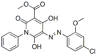 3-Pyridinecarboxylic  acid,  5-[(4-chloro-2-methoxyphenyl)azo]-1,2-dihydro-4,6-dihydroxy-2-oxo-1-phenyl-,  methyl  ester  (9CI) CAS#: 888320-81-8
