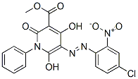 3-Pyridinecarboxylic  acid,  5-[(4-chloro-2-nitrophenyl)azo]-1,2-dihydro-4,6-dihydroxy-2-oxo-1-phenyl-,  methyl  ester  (9CI) CAS#: 888320-78-3