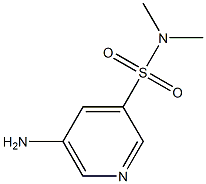 3-Pyridinesulfonamide,5-amino-N,N-dimethyl-(9CI) CAS#: 896161-00-5