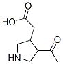 3-Pyrrolidineacetic acid, 4-acetyl- (7CI) CAS#: 90088-22-5