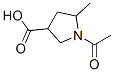 3-Pyrrolidinecarboxylic acid, 1-acetyl-5-methyl- (7CI) CAS#: 90088-24-7