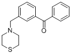 3-(THIOMORPHOLINOMETHYL)BENZOPHENONE CAS#: 898762-70-4