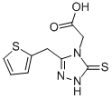 (3-THIOPHEN-2-YLMETHYL-5-THIOXO-1,5-DIHYDRO-[1,2,4]TRIAZOL-4-YL)-ACETIC ACID CAS#: 892874-27-0