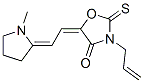 3-allyl-5-[(1-methylpyrrolidin-2-ylidene)ethylidene]-2-thioxooxazolidin-4-one CAS#: 93839-23-7