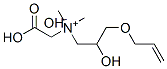 (3-allyloxy-2-hydroxy)propylcarboxymethyldimethylammonium hydroxide CAS#: 93778-78-0