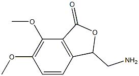 3-(aminomethyl)-6,7-dimethoxyisobenzofuran-1(3H)-one CAS#: 91134-22-4