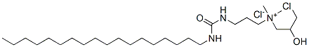 (3-chloro-2-hydroxypropyl)dimethyl[3-[[(octadecylamino)carbonyl]amino]propyl]ammonium chloride CAS#: 94248-89-2