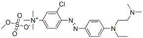 3-chloro-4-[[4-[[2-(dimethylamino)ethyl]ethylamino]phenyl]azo]-N,N,N-trimethylanilinium methyl sulphate CAS#: 97862-00-5
