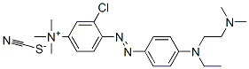 3-chloro-4-[[4-[[2-(dimethylamino)ethyl]ethylamino]phenyl]azo]-N,N,N-trimethylanilinium thiocyanate CAS#: 94276-17-2
