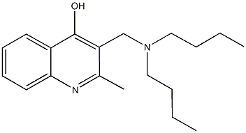 3-[(dibutylamino)methyl]-2-methyl-4-quinolinol CAS#: 94864-69-4