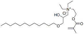 [3-(dodecyloxy)-2-hydroxypropyl]diethyl[2-[(2-methyl-1-oxoallyl)oxy]ethyl]ammonium chloride CAS#: 94086-81-4