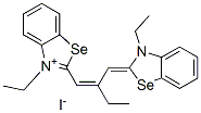 3-ethyl-2-[2-[(3-ethyl-3H-benzoselenazol-2-ylidene)methyl]but-1-enyl]benzoselenazolium iodide CAS#: 909-64-8