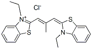 3-ethyl-2-[3-(3-ethyl-3H-benzothiazol-2-ylidene)-2-methylprop-1-enyl]benzothiazolium chloride CAS#: 93859-01-9
