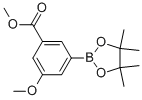 3-methoxy-5-(4,4,5,5-tetramethyl-1,3,2-dioxaborolan-2-yl)benzoate CAS#: 889654-06-2