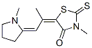 3-methyl-5-[1-methyl-2-(1-methylpyrrolidin-2-ylidene)ethylidene]rhodanine CAS#: 93857-88-6