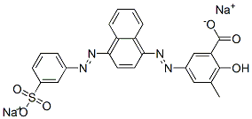 3-methyl-5-[[4-[(3-sulphophenyl)azo]-1-naphthyl]azo]salicylic acid, sodium salt CAS#: 94022-41-0