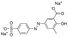 3-methyl-5-[(4-sulphophenyl)azo]salicylic acid, sodium salt CAS#: 94159-93-0