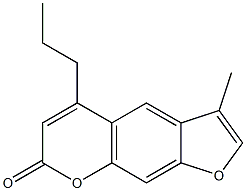 3-methyl-5-propylfuro[3,2-g]chromen-7-one CAS#: 96623-62-0
