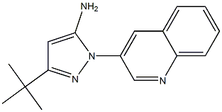 3-(tert-butyl)-1-(quinolin-3-yl)-1H-pyrazol-5-aMine CAS#: 897373-63-6