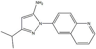 3-(tert-butyl)-1-(quinolin-6-yl)-1H-pyrazol-5-aMine CAS#: 897373-62-5