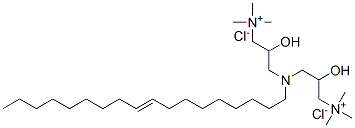 3,3'-(9-octadecenylimino)bis[2-hydroxypropyltrimethylammonium] dichloride CAS#: 94133-51-4