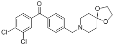 3,4-DICHLORO-4'-[8-(1,4-DIOXA-8-AZASPIRO[4.5]DECYL)METHYL]BENZOPHENONE CAS#: 898758-37-7