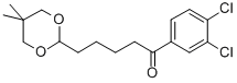 3',4'-DICHLORO-5-(5,5-DIMETHYL-1,3-DIOXAN-2-YL)VALEROPHENONE CAS#: 898757-06-7