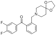3,4-DIFLUORO-2'-[8-(1,4-DIOXA-8-AZASPIRO[4.5]DECYL)METHYL]BENZOPHENONE CAS#: 898756-66-6