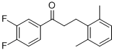 3',4'-DIFLUORO-3-(2,6-DIMETHYLPHENYL)PROPIOPHENONE CAS#: 898755-30-1