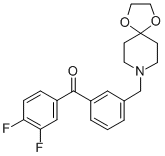 3,4-DIFLUORO-3'-[8-(1,4-DIOXA-8-AZASPIRO[4.5]DECYL)METHYL]BENZOPHENONE CAS#: 898762-37-3