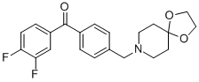 3,4-DIFLUORO-4'-[8-(1,4-DIOXA-8-AZASPIRO[4.5]DECYL)METHYL]BENZOPHENONE CAS#: 898758-46-8