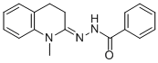 (3,4-Dihydro-1-methyl-2(1H)-quinolyidene)hydrazidebenzoicacid CAS#: 93818-66-7