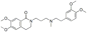 3,4-Dihydro-6,7-dimethoxy-2-[3-[N-methyl-2-(3,4-dimethoxyphenyl)ethylamino]propyl]isoquinolin-1(2H)-one CAS#: 95092-22-1