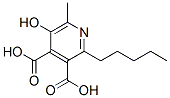 3,4-Pyridinedicarboxylic  acid,  5-hydroxy-6-methyl-2-pentyl- CAS#: 92042-61-0