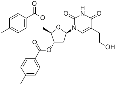 3',5'-DI-O-(P-TOLUOYL)-5-(2-HYDROXYETHYL)-2'-DEOXYURIDINE CAS#: 97974-93-1
