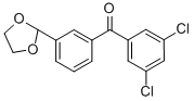 3,5-DICHLORO-3'-(1,3-DIOXOLAN-2-YL)BENZOPHENONE CAS#: 898759-61-0