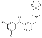 3,5-DICHLORO-3'-[8-(1,4-DIOXA-8-AZASPIRO[4.5]DECYL)METHYL]BENZOPHENONE CAS#: 898762-31-7