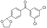 3,5-DICHLORO-4'-(1,3-DIOXOLAN-2-YL)BENZOPHENONE CAS#: 898760-74-2
