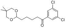 3',5'-DICHLORO-5-(5,5-DIMETHYL-1,3-DIOXAN-2-YL)VALEROPHENONE CAS#: 898757-11-4