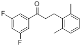 3',5'-DIFLUORO-3-(2,6-DIMETHYLPHENYL)PROPIOPHENONE CAS#: 898755-32-3
