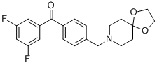 3,5-DIFLUORO-4'-[8-(1,4-DIOXA-8-AZASPIRO[4.5]DECYL)METHYL]BENZOPHENONE CAS#: 898758-49-1