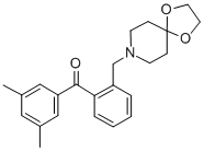 3',5'-DIMETHYL-2-[8-(1,4-DIOXA-8-AZASPIRO[4.5]DECYL)METHYL]BENZOPHENONE CAS#: 898756-15-5