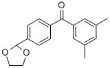 3,5-DIMETHYL-4'-(1,3-DIOXOLAN-2-YL)BENZOPHENONE CAS#: 898760-31-1
