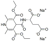 3,5-PYRIDINEDICARBOXYLIC ACID, 4-[[[(1S)-1,3-DICARBOXYPROPYL]AMINO]CARBONYL]-1,4-DIHYDRO-2,6-DIMETHYL-, 3,5-DIETHYL ESTER, DISODIUM SALT CAS#: 92236-41-4